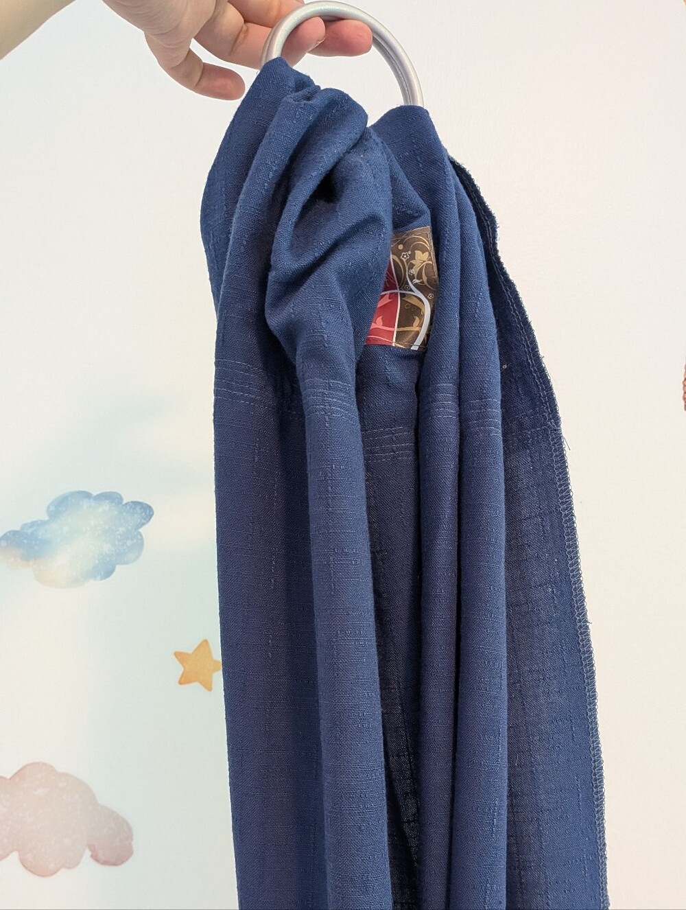 Sling Made In Montreal - Breathable - Navy Blue Lightweight Scarf